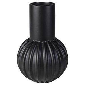 SKOGSTUNDRA Vase - schwarz 27 cm