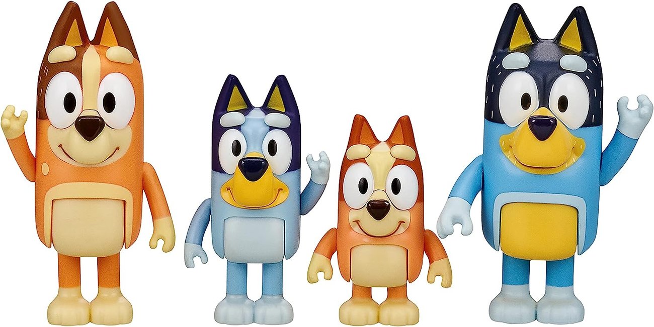 Bluey and Family: Bingo, Bandit and Chilli