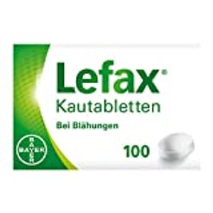 Lefax Kautabletten bei leichten Blähungen, Druck- und Spannungsgefühl im Bauch