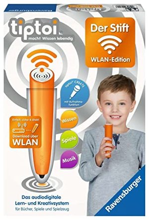 Ravensburger tiptoi 00036 Der Stift - WLAN Edition - Das audiodigitale Lern- und Kreativsystem für K