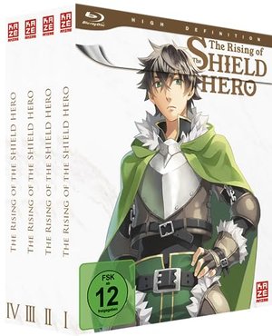 The Rising of the Shield Hero - Staffel 1 - Bundle - Vol.1-4 - [Blu-ray]