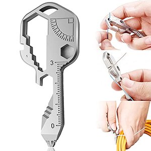 Alternative: Schlüsselwerkzeug mit Paketöffner und weiteren Funktionen