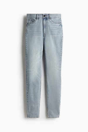 Ultra High Ankle Jeggings - Blau - Damen
