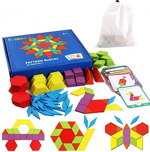 Tangram Montessori Geo-Puzzle Holz