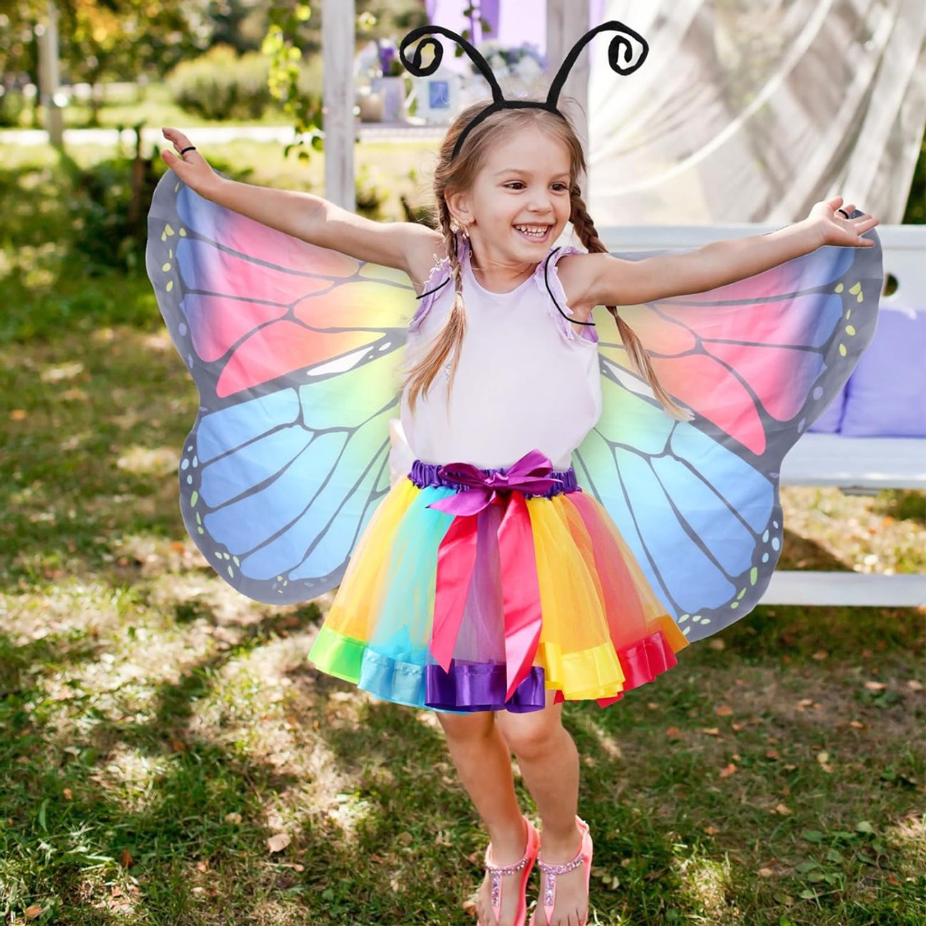 3-teiliges Schmetterling-Kostüm für Kinder