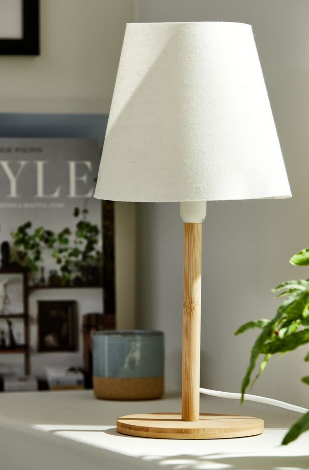 Tischlampe JULIUS Ø19xH39cm natur