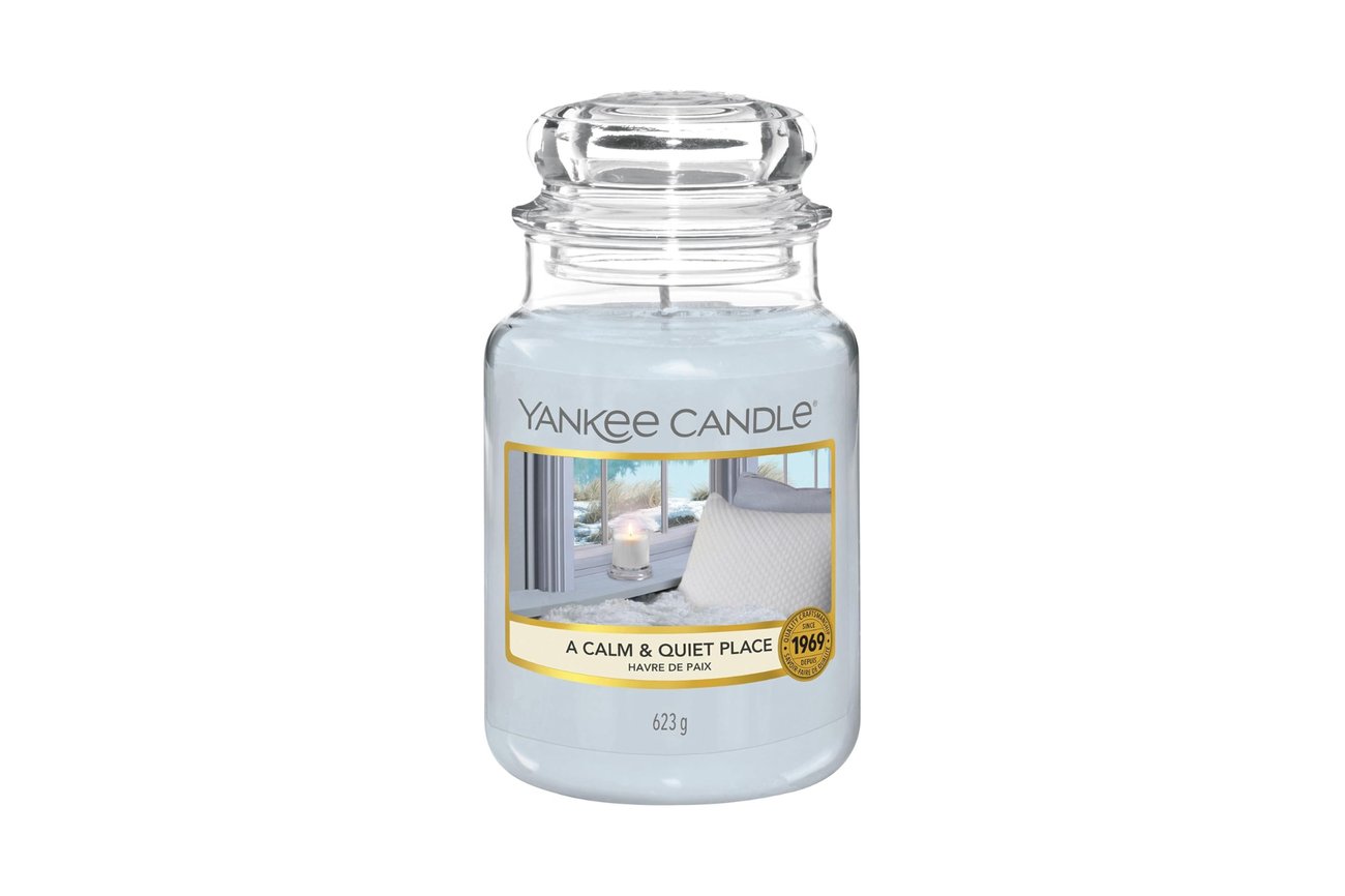 Yankee Candle Duftkerze im Glas (groß) | A Calm & Quiet Place