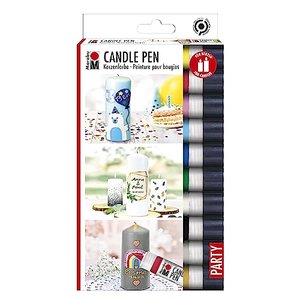 Marabu 1805000009882 - Candle Pen Set, 10 Stück