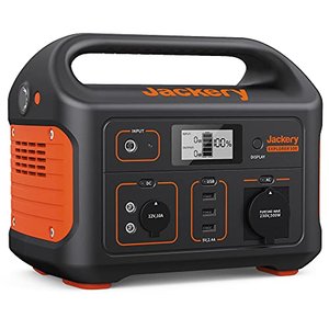 Jackery Explorer 500, 518Wh Tragbare Powerstation Mobiler Stromspeicher mit 230V/500W (Spitze 1000W)