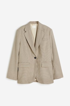 Oversized blazer - Beige - Damen