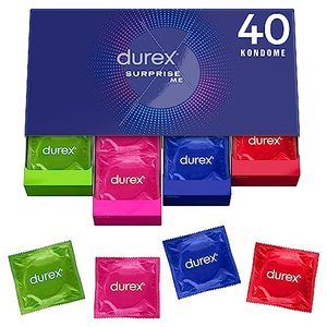 Durex Surprise Me Kondome in stylischer Box (40 Stk.)