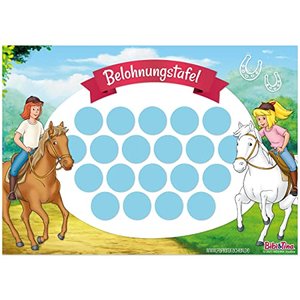 Bibi & Tina Belohnungstafel – 10 Blatt