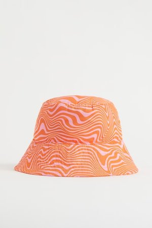 Bucket Hat - Orange - Damen