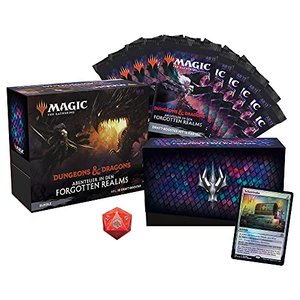 Magic The Gathering Abenteuer in den Forgotten Realms Bundle, 10 Draft-Booster & Zubehör (Deutsche V