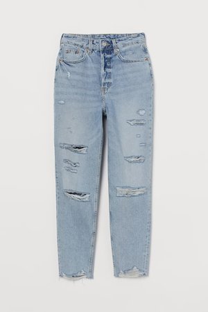 Slim Mom High Ankle Jeans