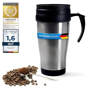 Dimono Coffee-2-go Thermobecher aus Edelstahl