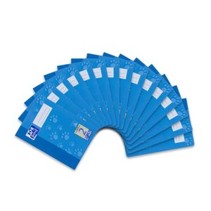 Oxford Schulheft A5, 16 Blatt, Lineatur 2, liniert, 15 Stück