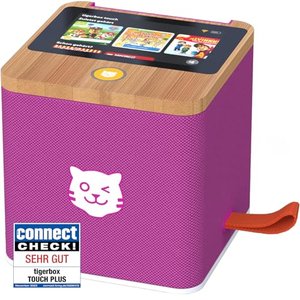 tigermedia tigerbox Touch Plus lila mit extra Langer Akkulaufzeit