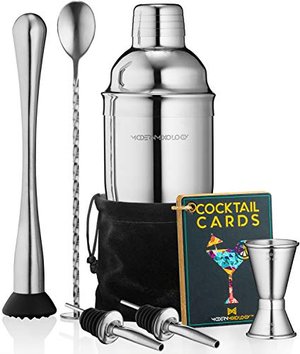 Cocktail Shaker Set aus Edelstahl