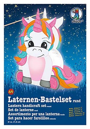 Laternen Bastelset Einhorn zur Erstellung einer wunderschönen Laterne