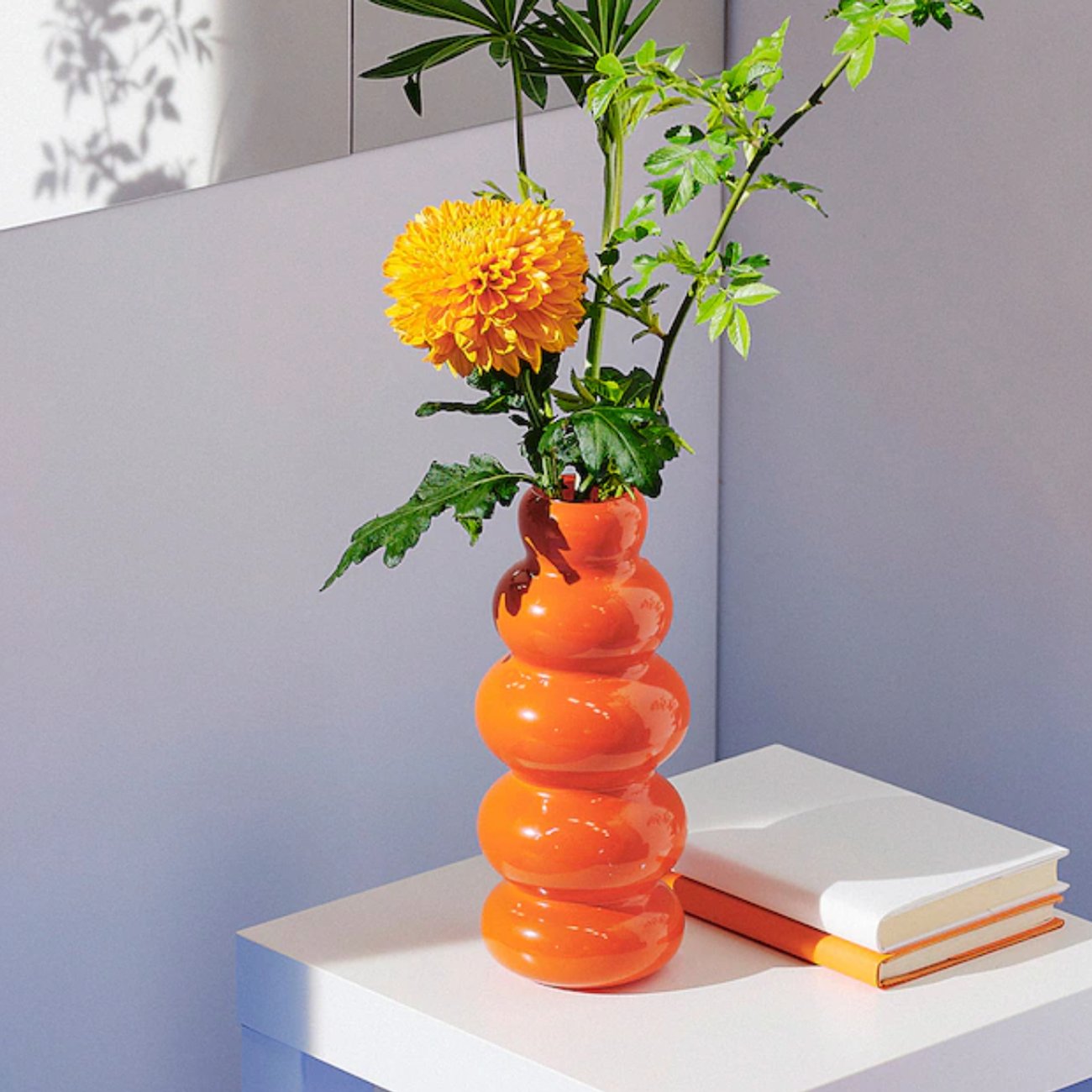 KÄLLARHALS Vase - orange 26 cm