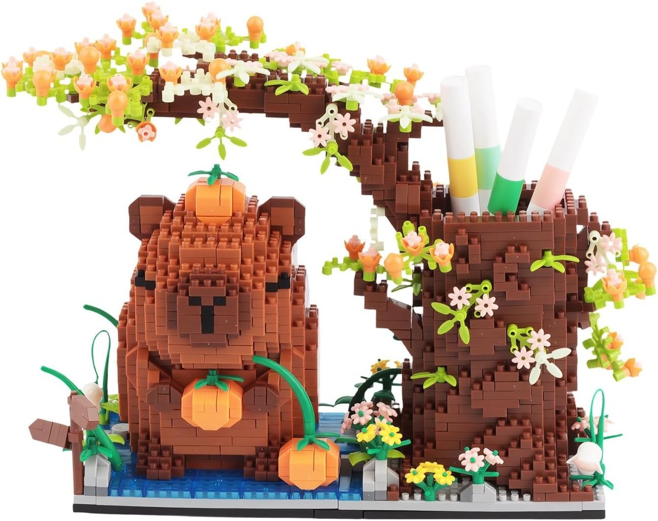 Lixstyea Capybara Baustein Stifthalter | 1800pcs