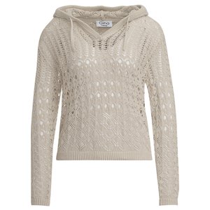 Damen Strickpullover mit Ajour-Muster