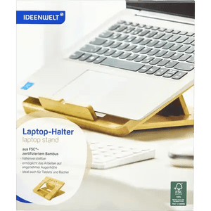 IDEENWELT Laptop-Halter Bambus