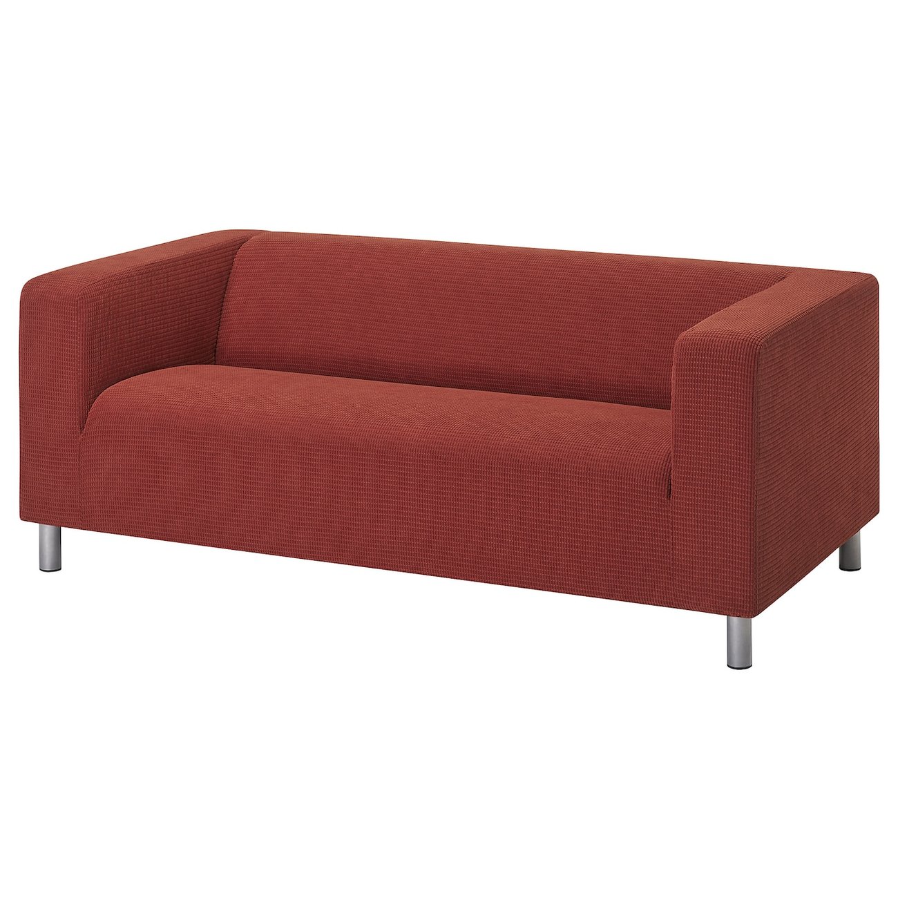 KLIPPAN Bezug 2er-Sofa - Vansbro braunrot