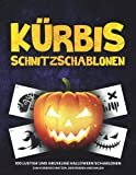Kürbis Schnitzschablonen: 100 lustige und gruselige Halloween Schablonen
