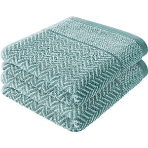 herzbach home Handtuch Set 100% Baumwolle