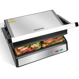 Aigostar Kontaktgrill, Multi-Grill, 1000 Watt, BPA frei