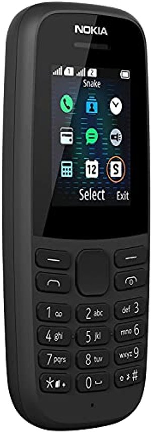 Nokia 105 Dual-SIM (2019) schwarz entsperrt