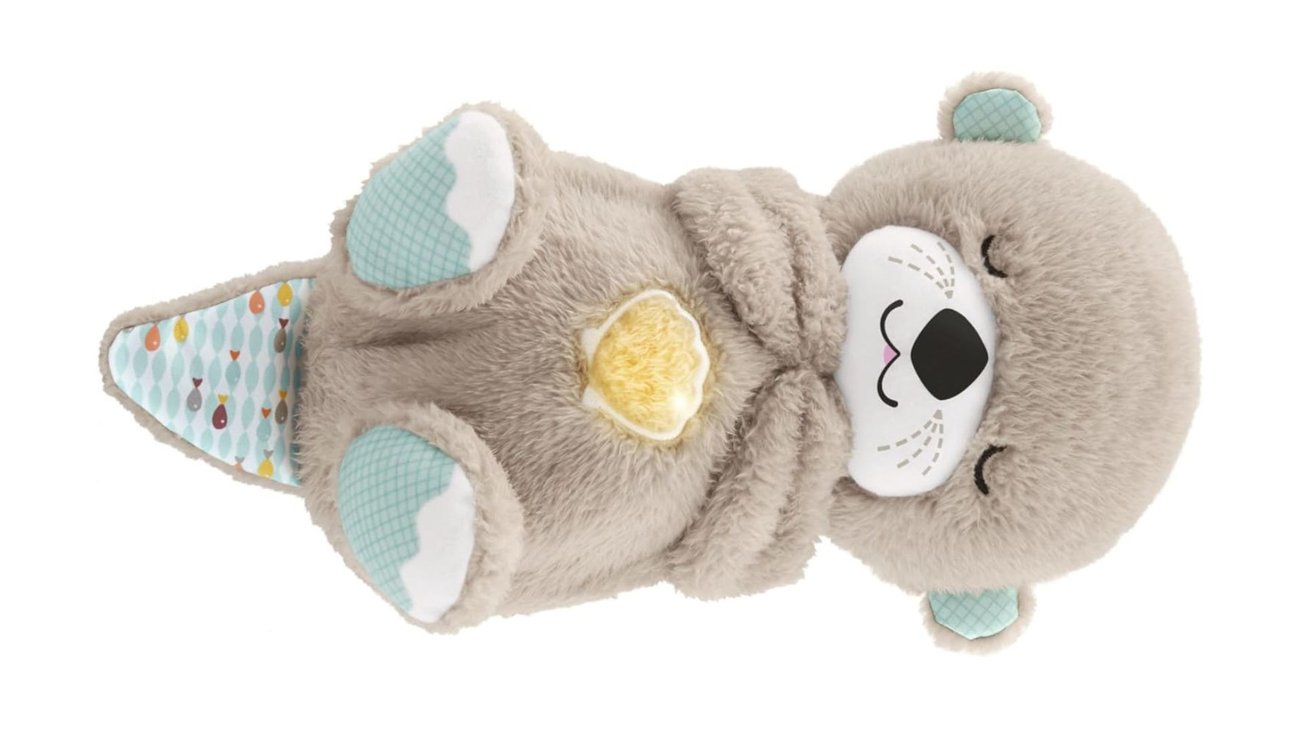Schlummer-Otter Kuscheltier mit Atembewegung und Musik