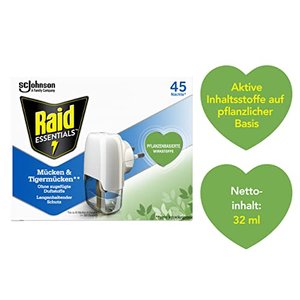 Raid Essentials Mückenstecker 45 Nächte