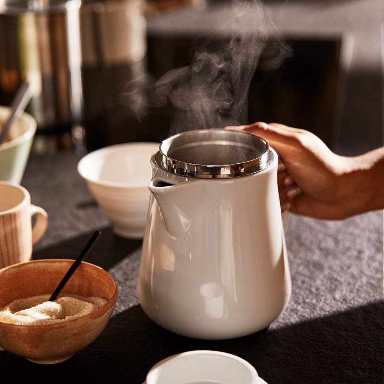 Tchibo Kaffeebereiter mit Edelstahl-Permanentfilter