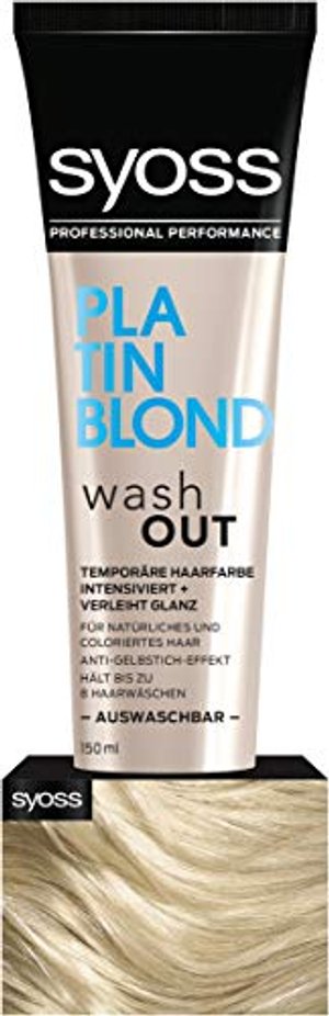 SYOSS Washout Stufe 1 Platinblond, temporäre Haarfarbe, 1er Pack (1 x 150 ml)