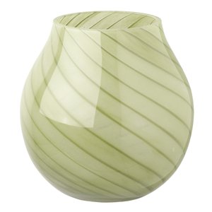 Glasvase in organischer Form