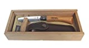 Opinel Kindermesser, Namensgravur, in Holz-Geschenkbox + Messer-Etui