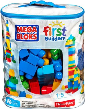 Mega Bloks First Builders Bausteinebeutel groß