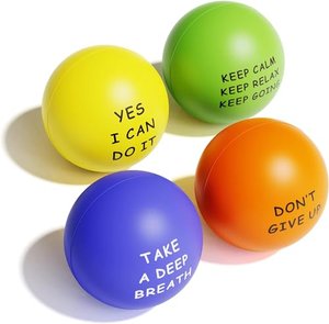 Anti-Stressball Erwachsene (4er-Pack) für Erwachsene