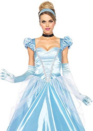 LEG AVENUE Damen Classic Cinderella Kost me, Blau, Medium EUR 38