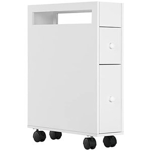 kleankin Badezimmerschrank mit Rollen