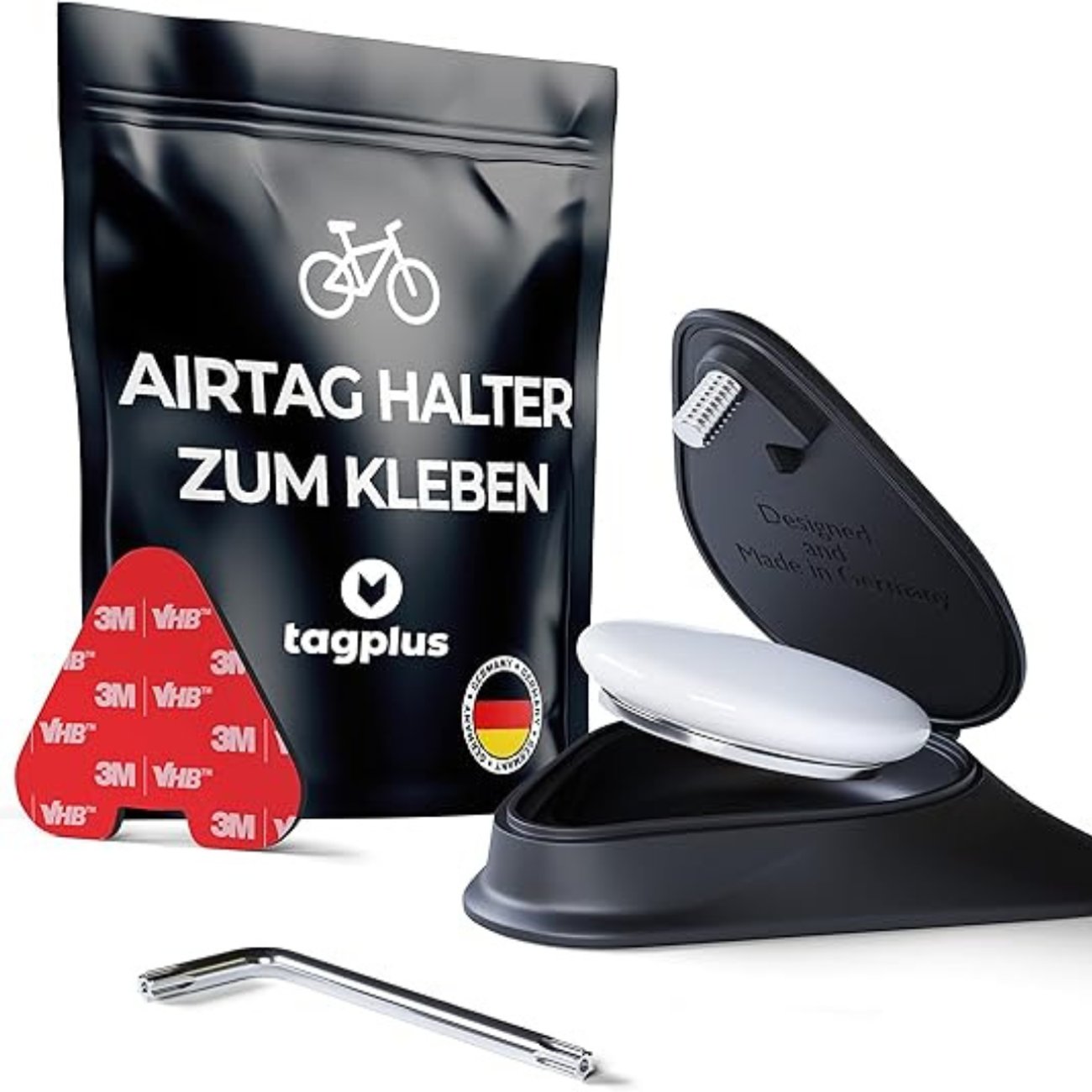 tagplus: Airtag-Halter zum Kleben