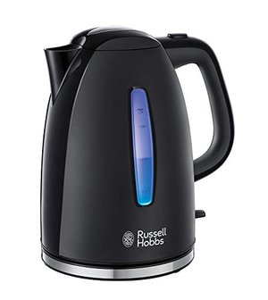 Russell Hobbs Wasserkocher [1,7l, 2400W, blaue LED-Beleuchtung, Schnellkochfunktion]