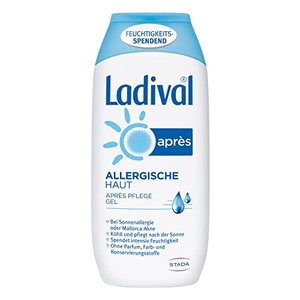 Ladival Allergische Haut Après Sun Gel – Parfümfreies After Sun Gel für Allergiker – feuchtigkeitssp