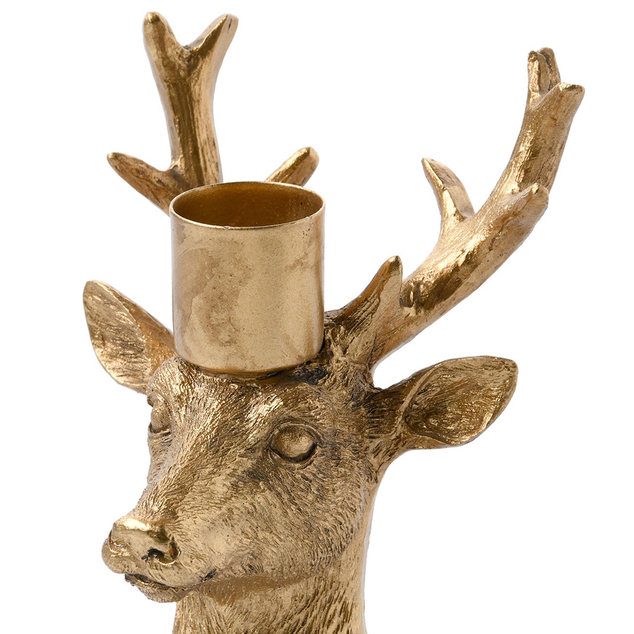 Kerzenhalter in Hirsch-Form