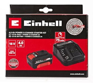Original Einhell Starter Kit 4,0 Ah (Akku und Ladegerät)