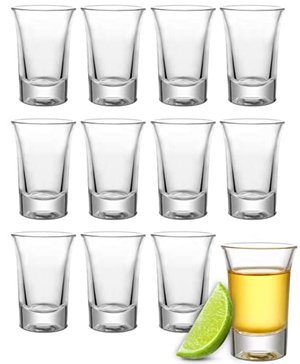 12 Schnapsgläser Shotgläser Set Glas 4cl 