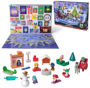 PAW PATROL Adventskalender 2024 – 24 Spielzeug-Überraschungen für eine fantasievolle Winterwelt